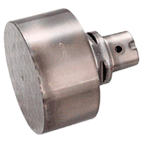 Iscar - Modular Connection, 120mm Diameter, Tool Holder Blank - 129mm Projection Flange to Nose End, 160mm Projection Gage Line to Nose End - Exact Industrial Supply