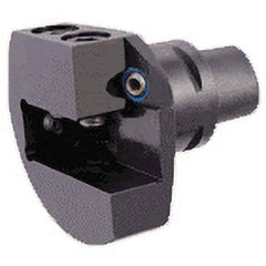 Iscar - Right Hand Cut, C5 Modular Connection, Square Shank Lathe Modular Clamping Unit - Through Coolant - Exact Industrial Supply