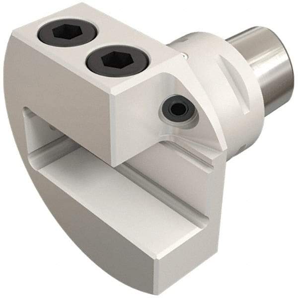 Iscar - Right Hand Cut, C4 Modular Connection, Square Shank Lathe Modular Clamping Unit - 49.2mm Square Shank Length, 20mm Square Shank Width, Through Coolant - Exact Industrial Supply