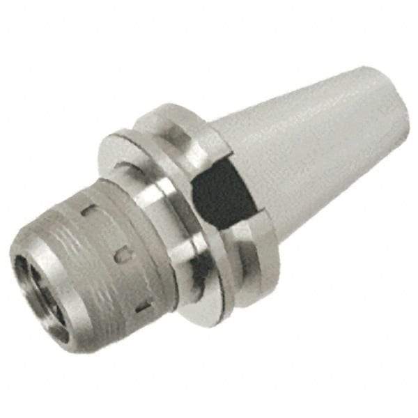 Iscar - BT50 Taper Shank, 32mm Hole Diam x 2.7165" Nose Diam Milling Chuck - 4.1732" Projection, 0.0001" TIR, Through-Spindle & DIN Flange Coolant, - Exact Industrial Supply
