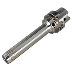 Iscar - HSK63A Taper Shank, 20mm Hole Diam, Hydraulic Tool Holder/Chuck - 38mm Nose Diam, 200mm Projection, 52mm Clamp Depth, 15,000 RPM, Through Coolant - Exact Industrial Supply