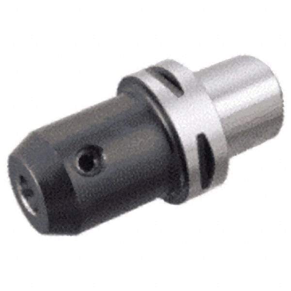 Iscar - 63/64" Inside Hole Diam, 3.5433" Projection, Whistle Notch Adapter - 2.5591" Body Diam, Modular Connection Shank, Through Coolant - Exact Industrial Supply