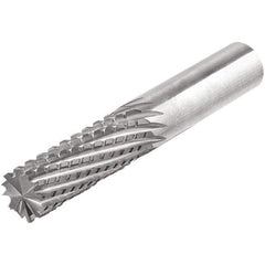 Iscar - 3/8" Diam, 1" LOC, End Mill End, Solid Carbide Diamond Pattern Router Bit - Right Hand Cut, 3" OAL, 3/8" Shank Diam, Use on Composite - Exact Industrial Supply