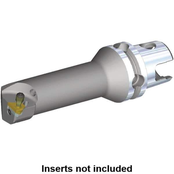 Kennametal - Insert Style LT 16NR, 110mm Head Length, Right Hand Cut, Internal Modular Threading Cutting Unit Head - System Size KM50TS, 17mm Center to Cutting Edge, Series LT Threading - Exact Industrial Supply