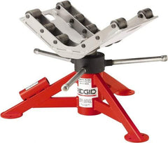 Ridgid - 6" to 24" Pipe Capacity, Adjustable Pipe Stand - 16" to 31" High, 4,500 Lb Capacity - Exact Industrial Supply