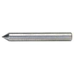 1/8″ × 1″ Diamond Dressing Tool Phono Point 60 Degree Included Angle - Exact Industrial Supply