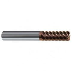5/16" Dia. - 2-1/2" OAL - 45° Helix Nano-SI Carbide End Mill - 6 FL - Exact Industrial Supply