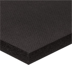 Value Collection - 1/4" Thick x 36" Wide x 10' Long Black Closed Cell Buna-N Foam Rubber Roll - Stock Length, Adhesive Back, -30°F to 200°F - Exact Industrial Supply