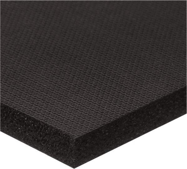 Value Collection - 3/8" Thick x 36" Wide x 10' Long Black Closed Cell Neoprene Foam Rubber Roll - Stock Length, Adhesive Back, -70°F to 200°F - Exact Industrial Supply