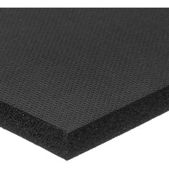 Value Collection - 2' Long x 12" Wide x 1" Thick, Neoprene Sheet Gasketing - 100 Max psi, Black - Exact Industrial Supply