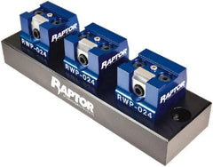 Raptor Workholding - 3/4" Jaw Width, 2-7/8" High x 10" Long x 4" Wide Dovetail Vise - For Use with 4 & 5 Axis Workholding Systems - Exact Industrial Supply