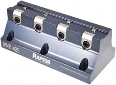 Raptor Workholding - 3/4" Jaw Width, 3" High x 8" Long x 3.8" Wide Dovetail Vise - For Use with 4 & 5 Axis Workholding Systems - Exact Industrial Supply