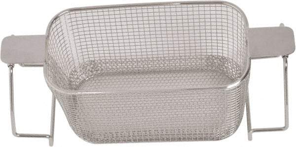 CREST ULTRASONIC - Stainless Steel Parts Washer Basket - 5.177" High, Use with Parts Washers - Exact Industrial Supply