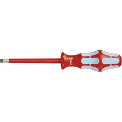 Wera - 3-1/8" Blade Length Insulated Screwdriver - 137mm OAL - Exact Industrial Supply