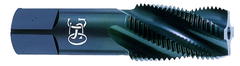 1/4-18 Dia. - 4 FL - HSS - Steam Oxide Standard Spiral Flute Pipe Tap - Exact Industrial Supply