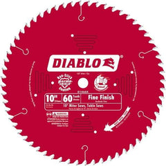 Freud - 10" Blade Diam, 60 Teeth, Carbide-Tipped Cold Saw Blade - 5/8" Arbor Hole Diam, 0.071" Blade Thickness - Exact Industrial Supply