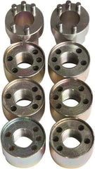 Jendyk - Wheel Lock Set - For Use with Hub-Piloted Wheels (M22 x 1.5 Thread Size) - Exact Industrial Supply