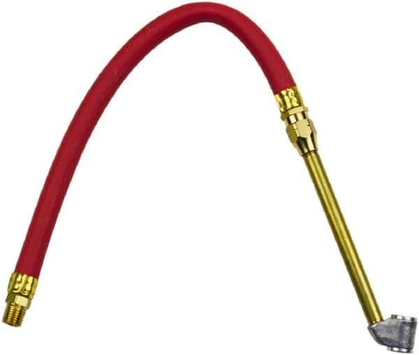 Milton - Inflator Gauge Hose Whip - Use with Milton 500 Series Inflator Gauges - Exact Industrial Supply