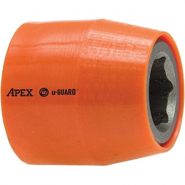 Apex - 3/8" Drive, Square Drive Socket - 2.075" OAL - Exact Industrial Supply