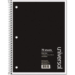 UNIVERSAL - Note Pads, Writing Pads & Notebooks Writing Pads & Notebook Type: Notebook Size: 10-1/2 x 8 - Exact Industrial Supply