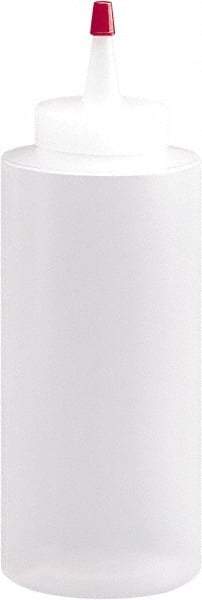 PRO-SOURCE - 16 oz HDPE Bottle with Applicator - Clear - Exact Industrial Supply