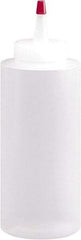 PRO-SOURCE - 16 oz HDPE Bottle with Applicator - Clear - Exact Industrial Supply
