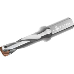 Walter - 31 to 31.99mm Diam, 3xD, 140mm Max Depth, 32mm Shank Diam, 206mm OAL, Replaceable Tip Drill - P6001-D31..R, P6003-D31..R, P6004-D31..R, P6005-D31..R Insert, D4140 Toolholder, Series D4140 - Exact Industrial Supply