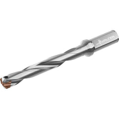Walter - 30 to 30.99mm Diam, 7xD, 257mm Max Depth, 32mm Shank Diam, 322mm OAL, Replaceable Tip Drill - P6001-D30..R, P6003-D30..R, P6004-D30..R, P6005-D30..R Insert, D4140 Toolholder, Series D4140 - Exact Industrial Supply