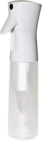 PRO-SOURCE - 10 oz Polyethylene Bottle & Trigger Sprayer - White - Exact Industrial Supply