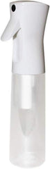 PRO-SOURCE - 10 oz Polyethylene Bottle & Trigger Sprayer - White - Exact Industrial Supply