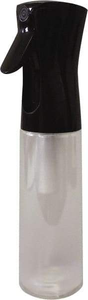 PRO-SOURCE - 10 oz Polyethylene Bottle & Trigger Sprayer - Black - Exact Industrial Supply