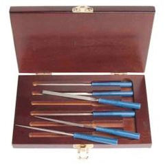 5-1/2" OAL NEEDLE FILE KIT 200G DMD - Exact Industrial Supply