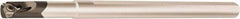 Vargus - Internal Thread, Right Hand Cut, 16mm Shank Width x 15mm Shank Height Indexable Threading Toolholder - 4.921" OAL, 5.0KIR Insert Compatibility, CNVRC Toolholder, Series Mini 3 - Exact Industrial Supply