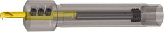 Vargus - Internal Thread, Neutral Cut, 3/4" Shank Width x 3/4" Shank Height Indexable Threading Toolholder - 3.74" OAL, 4.0SIR Insert Compatibility, SMC Toolholder, Series Micro - Exact Industrial Supply