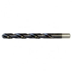 #5 RHS / RHC HSS 135 Degree Split Point Heavy Duty Jobber Drill - TiAlN - Exact Industrial Supply