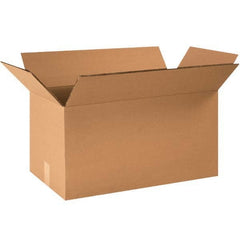 Made in USA - Pack of (15) 12" Wide x 24" Long x 12" High Corrugated Shipping Boxes - Exact Industrial Supply