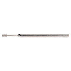 0.08″ × 0.157″ × 0.5″ Electroplated CBN Mounted Point 200 Grit - Exact Industrial Supply