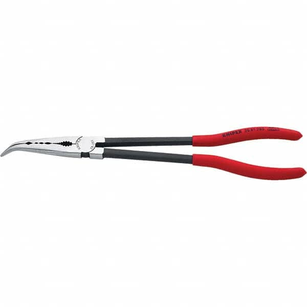 Knipex - Bent Nose Pliers Type: Needle Nose Overall Length (Inch): 11 - Exact Industrial Supply