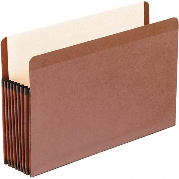 Pendaflex - 14-3/4 x 9-1/2", Legal, Brown, Expansion Folders - Straight Tab Cut Location - Exact Industrial Supply