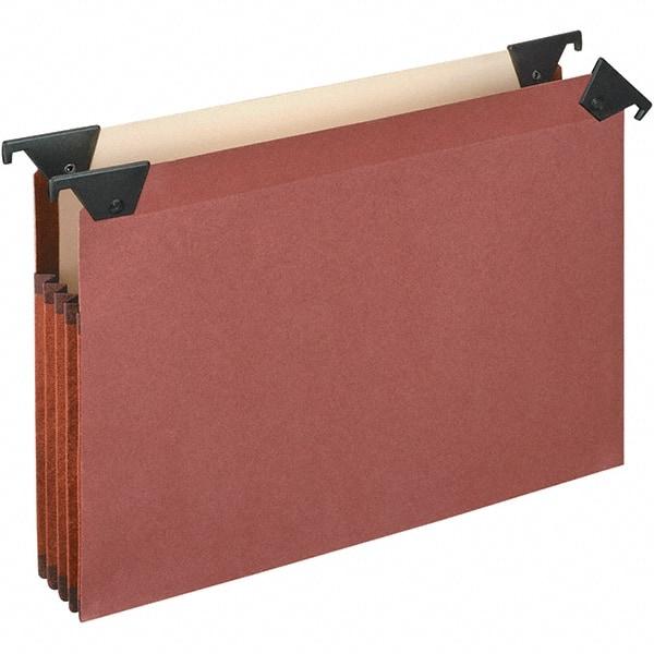 Pendaflex - 9-13/16 x 12", Letter Size, Brown, Hanging File Folder - 1/3 Tab Cut Location - Exact Industrial Supply