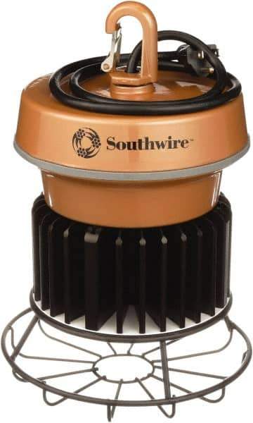 Southwire - 15 Conductor, 120 VAC, 78 Watt, Temporary String Light - 3' SJTW-A Cord, Metal - Exact Industrial Supply