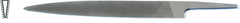 4" Knife File, Cut 2 - Exact Industrial Supply