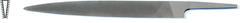 8" Knife File, Cut 0 - Exact Industrial Supply