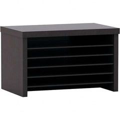 ALERA - Desktop File Organizers Type: Book Shelf Color: Espresso - Exact Industrial Supply