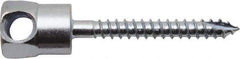 Powers Fasteners - 3/8" Zinc-Plated Steel Horizontal (Cross Drilled) Mount Threaded Rod Anchor - 1/4" Diam x 2" Long, Hex Head, 1,800 Lb Ultimate Pullout, For Use with Wood - Exact Industrial Supply