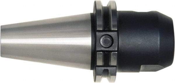 Bilz - CAT50 3/8" Shank Diam Taper Shank 3/8" Hole End Mill Holder/Adapter - 1" Nose Diam, 2-1/2" Projection, Through-Spindle, Through-Bore & DIN Flange Coolant - Exact Industrial Supply