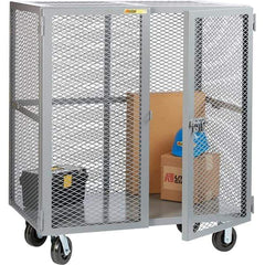 Little Giant - Mobile Storage Cabinet - Steel, 73" Wide x 33" Deep x 57" High - Exact Industrial Supply