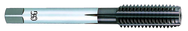 10-32 Dia. - 2B - 4 FL - Carbide - TiCN - Modified Bottoming - Straight Flute Flute Tap - Exact Industrial Supply