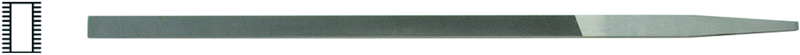 8" Pillar Extra-Narrow File, Cut 1 - Exact Industrial Supply