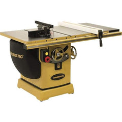 Powermatic - 10" Blade Diam, 5/8" Arbor Diam, 1 Phase Table Saw - 3 hp, 230 Volt, 11-1/4" Cutting Depth - Exact Industrial Supply